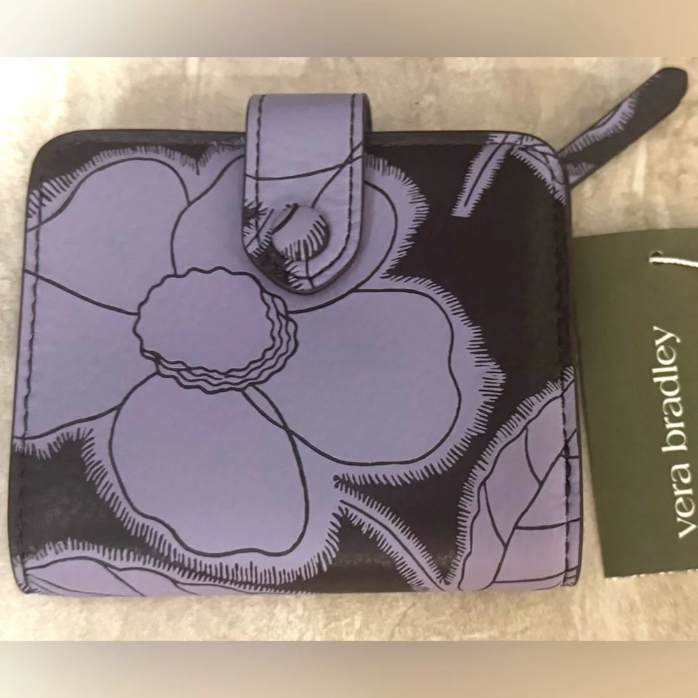 Vera Bradley Leather Tab Wallet